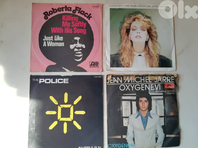 45t 7" vinyl collection any for 6$ 3