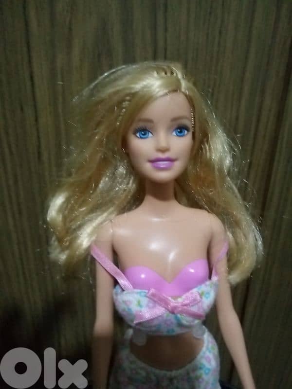 Barbie FAIRYTALE Mattel Bend legs molded top Great doll+swimwear+Shoes 3