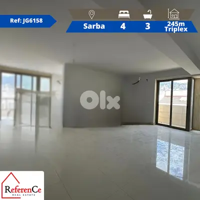 Triplex in Sarba for rent تريبلكس في صربا للايجار