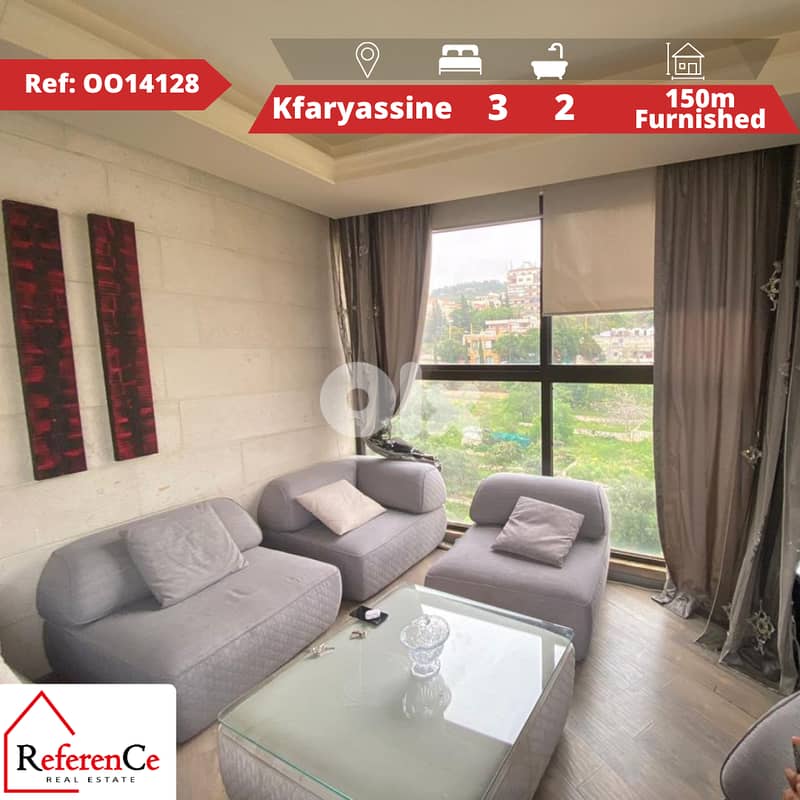 Furnished apartment in Kfaryassine شقة مفروشة في كفرياسين 0