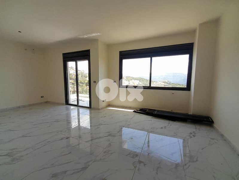 155 SQM Apartment in Douar, Metn with a Breathtaking Mountain View 0