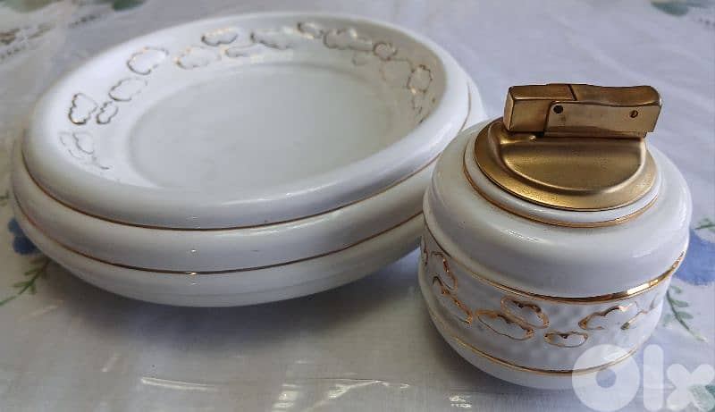 Lighter + Ashtray منفضة وقداحة 0