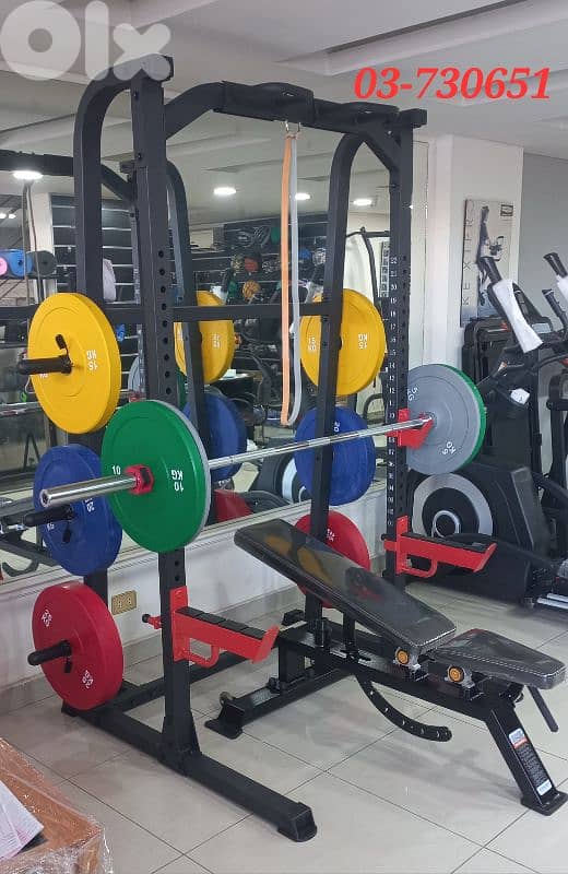 (4 in 1 ) multi-functional squat rack 0