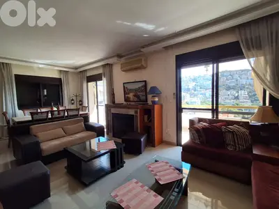 Fully furnished apartment with open view in Aoukar for rent