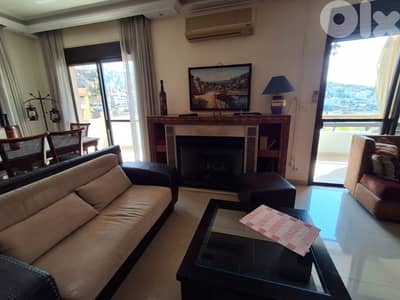 Fully furnished apartment with open view in Aoukar for rent