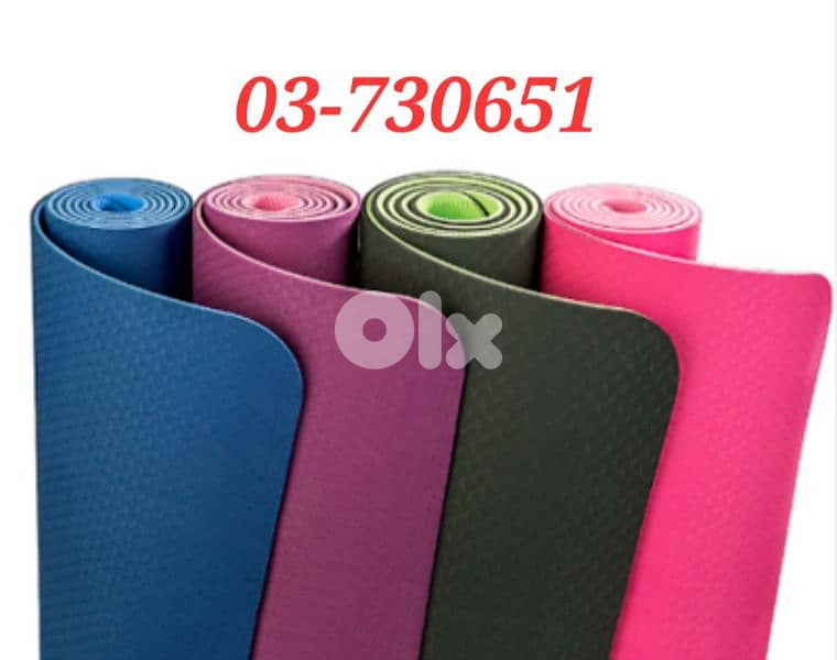 yoga mat double color 0