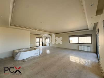 Apartment for Sale in Baabda | Spacious | Panoramic View | Calm Area