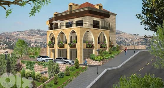 RWK310JS - Land For Sale In the heart of Faitroun with panoramic View