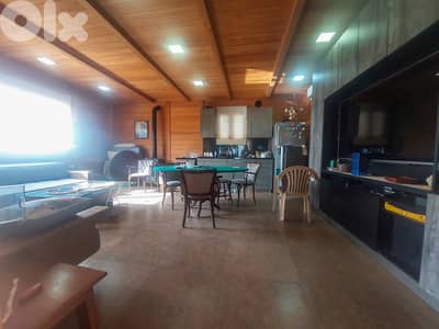 Furnished Apartment in Mazraat Yachouh, Metn with Breathtaking Sea Vie