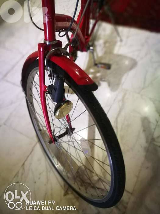 Barely used city Bike size 26 f/o + with LED LIGHTS front and back 3