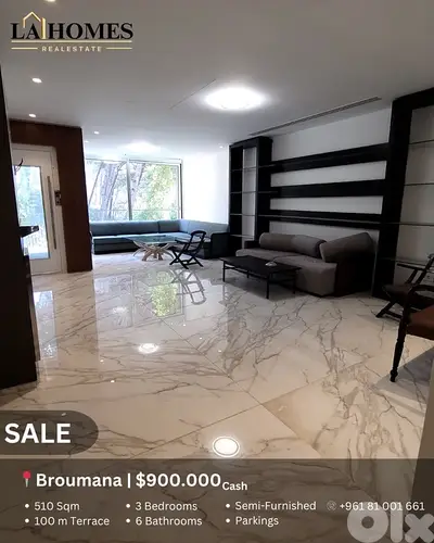 villa for sale in broumana فيلا للبيع في برمانا