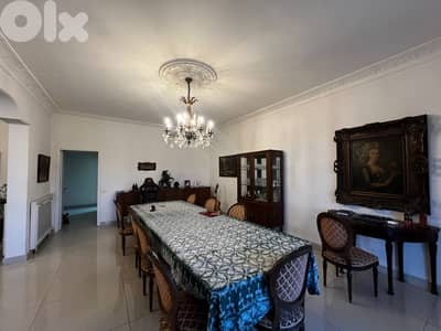 L19535 - Apartment with Garden & Mountain View For Rent in Baabdat