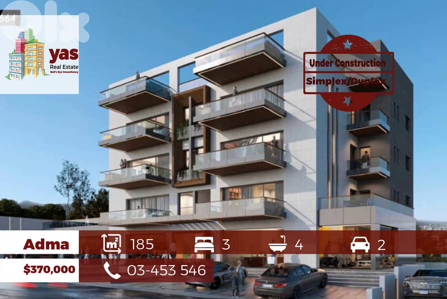 Adma 185m2 | 20m2 Terrace | Under Construction | Simplex/Duplex | IV 0