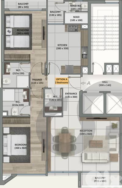 Under-Construction Building-  Ain El Remeneh REF#DJ127694