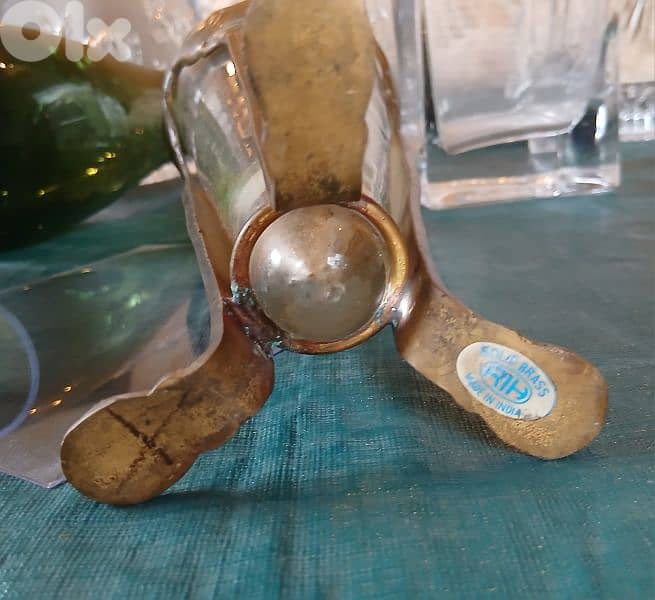 glass vase art nouveau  70th 2