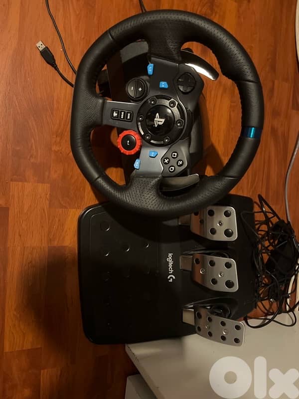 G29 logitech steering wheel+pedals barely used 0