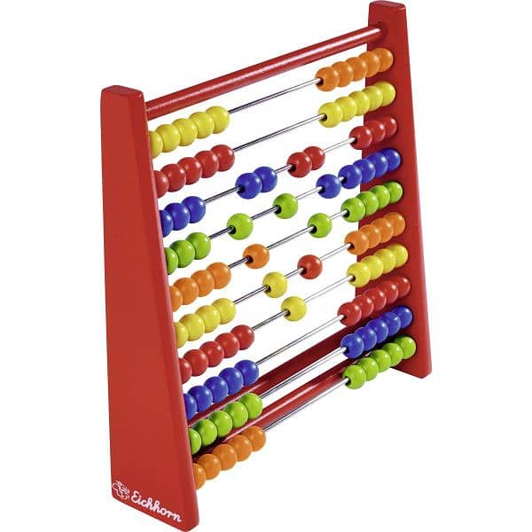 eichhorn wooden counting frame 24x23cm 0