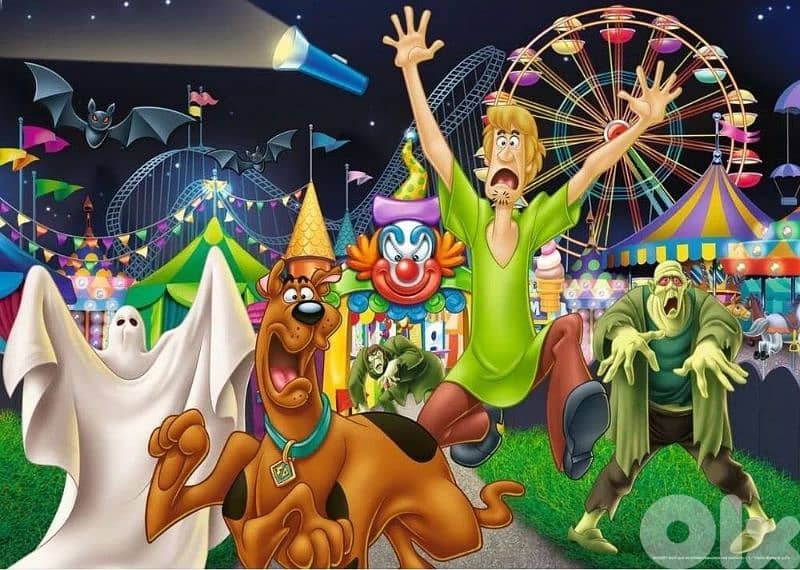 scooby-doo giant floor puzzle 49x69cm 0