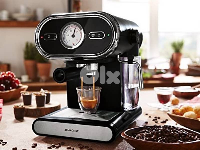 espresso machine silver crest retro 0