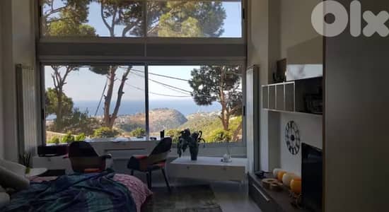 A unique furnished loft apartment in Dik el Mehdi with garden.