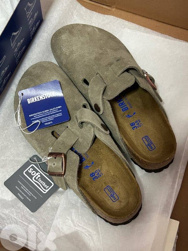 40% OFF Authentic Birkenstock Boston Nubuk 76-969-037 0