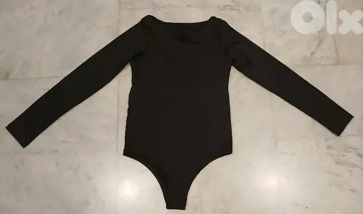 New Black Bodysuit - Stretchy Fabric