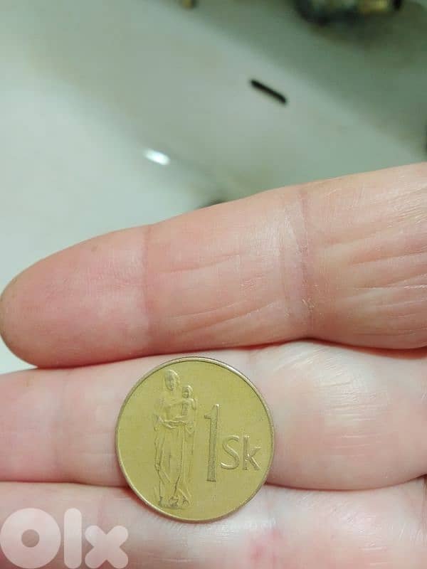 1 koruna 1993 1