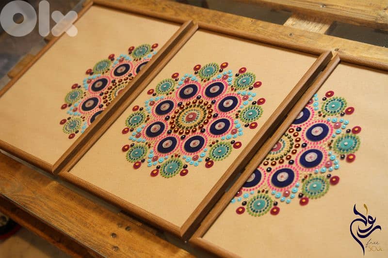 Hand painted Dot Mandala 1