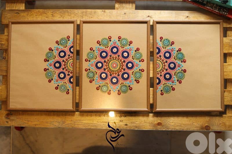 Hand painted Dot Mandala 2