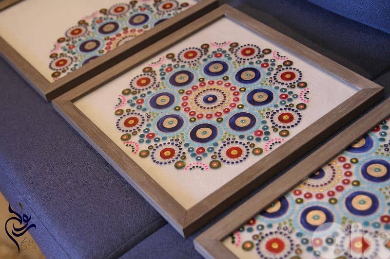 Hand painted Dot Mandala 1