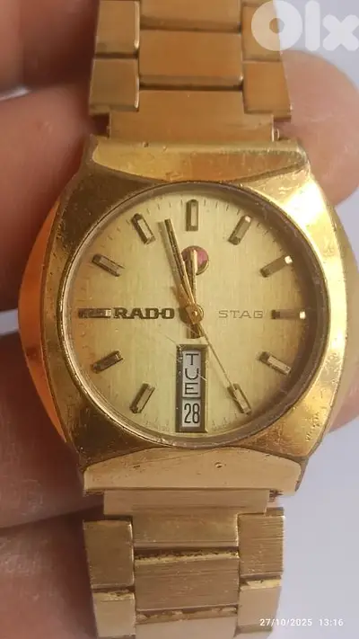 ساعه رادو RADO تلبيس دهب  نضيفه اوتوماتيك اصلي