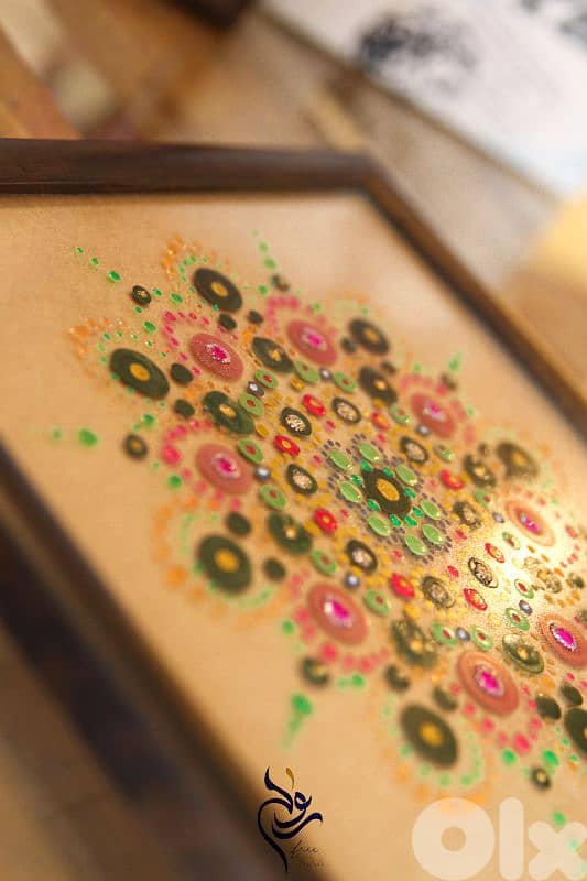 Hand painted Dot Mandala 2