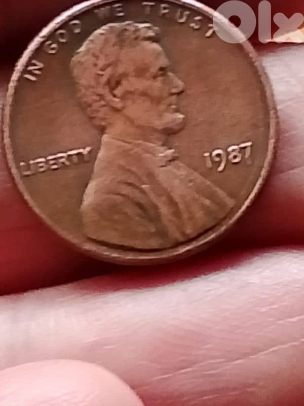 1 cent   & 1  dime 1987 0
