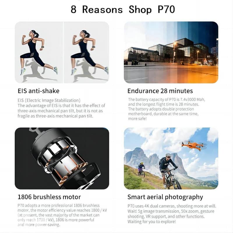 Pihot P70 Smart-Drone 10