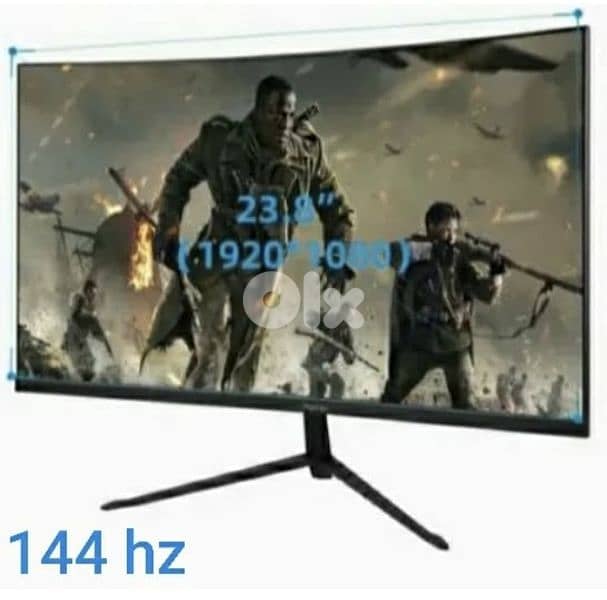 PRESHEN  24" CURVED FRAMELESS Gamkng  MONITOR. 144Hz/ 4$ delivery 0
