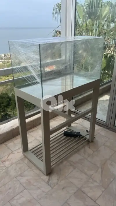 aquarium with stand