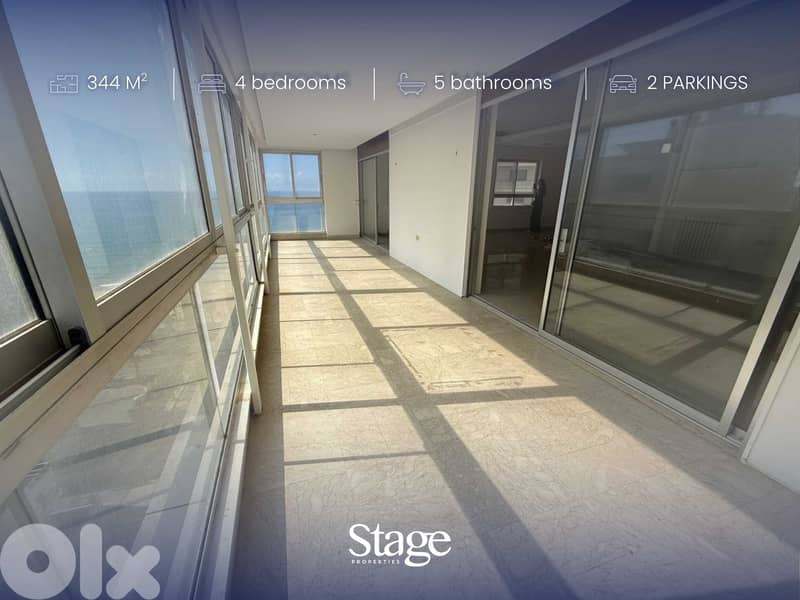 SEA VIEW | High Floor | Apartment For SALE In RAMLET EL BAYDA, 344sqm 0