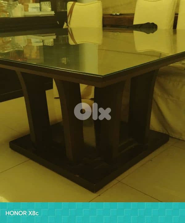 negotiable Dining table with his dining chairs 0