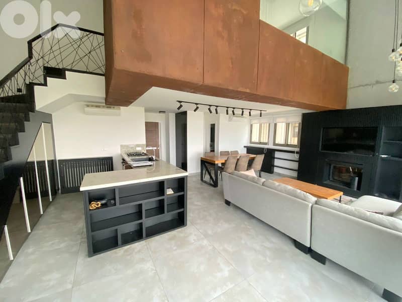 Chalet for rent in Faqra/ Furnished/ Garden/Pool 3