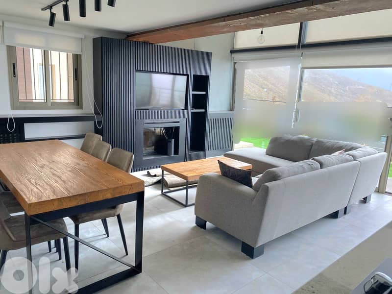 Chalet for rent in Faqra/ Furnished/ Garden/Pool 6