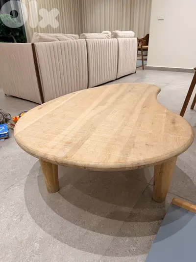 Wooden table Rustic style for living room