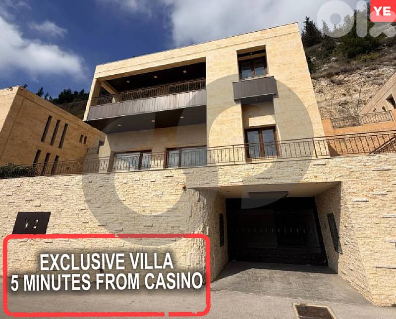 Luxurious villa, prime location, keserwan, fatqa/فتقا REF#YE127887 0