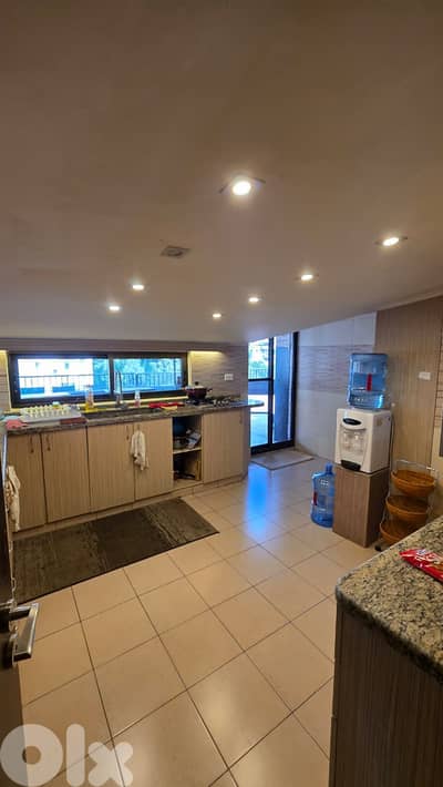 SEA VIEW FURNISHED APARTMENT IN BROUMANA WITH HUGE TERRACE, (BR-359)