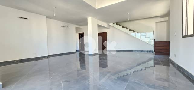 L19568 - Spacious Duplex With Great View For Sale in Jamhour