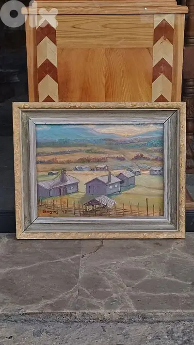 لوحة رسم زيتي اوروبية