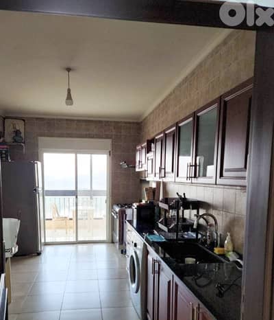 150 SQM Furnished Apartment in Mar Roukoz + Sea & Mountain View