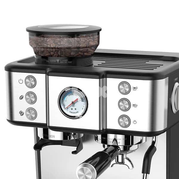 German Espresso KB Elements Preciso Coffee Machine With Grinder 3