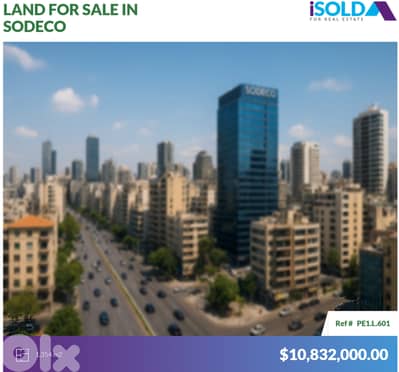 50/50 Development Partner 4 a land in Sodeco -أرض للشراكة في السوديكو
