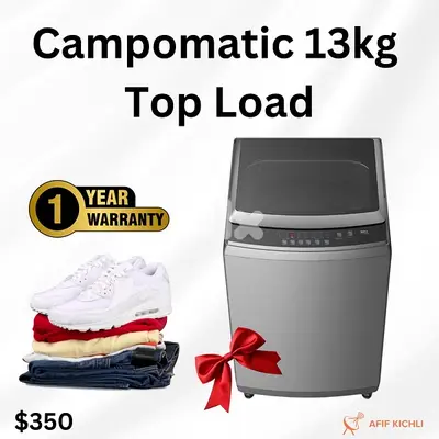 Campomatic Samsung 13-15-16kg Top Load Washing Machine كفالة شركة