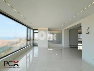 Apartment for Rent in Achrafieh | Brand New | Sea View | Easy Access